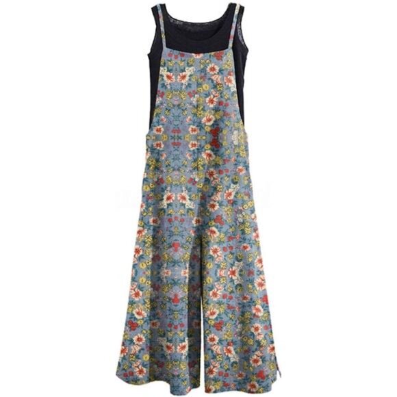 Women's Casual Loose Long Jumpsuits Jumpsuits-302 - Picture 1 of 3